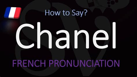 pronounce chanel